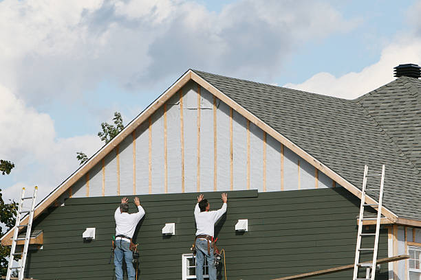 Professional Siding Contractor technician working in Wake, VA